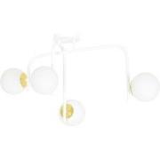 scandinavische plafondlamp Simone Wit 4-lichts