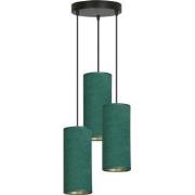 retro hanglamp Rizzo Zwart 3-lichts  - Øcm