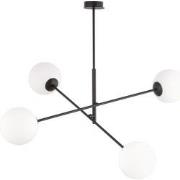 moderne hanglamp Parisi Zwart 4-lichts