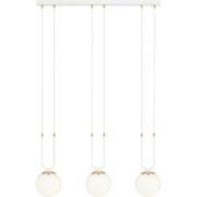 retro hanglamp Sanna Wit 3-lichts