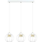 industriële hanglamp Accardi Zwart 3-lichts