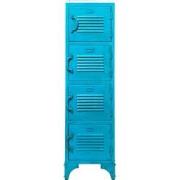 Rootsmann Lockerkast Blauw | Locker Met 4 Deuren