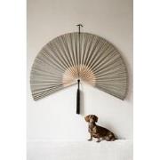 Bamboe waaier Extra Large | Bamboo wanddecoratie | Muurdecoratie waaie...