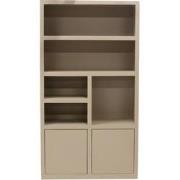 Wandkast Hardhout Beige - 120x45x220cm - Xander