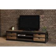 Rootsmann Tv-meubel 181 CM Industrieel | Metaal & Hout Bruin