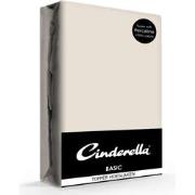 Cinderella Topper Hoeslaken Basic Percaline Taupe-90 x 210 cm