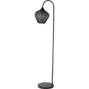 Light & Living - Vloerlamp ALVARO - 35x30x160cm - Zwart