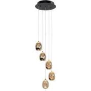 Moderne Highlight Golden Egg Hanglamp - Zwart – Incl. Geïntegreerde LE...