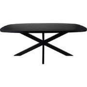 Kick eettafel Dane - 180cm - Zwart