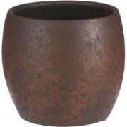 Mica Decorations Lester Bloempot - 20x20x18 cm - Terracotta - Roest