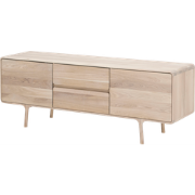 Fawn sideboard houten dressoir whitewash - 180 x 45 cm