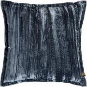 PTMD Senny Sierkussen - 60x3x60 cm - Fluweel - Blauw