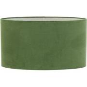 Light&living Kap ovaal recht smal 58-24-32 cm VELOURS dusty green