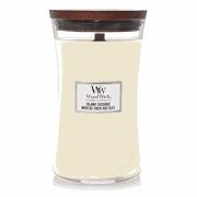 Woodwick Large Candle Island Coconut