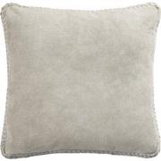 PTMD Suky Taupe Suede Leather Cushion Square S