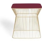 BOLD MONKEY No Offence Side Table Wine Red