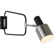 Anne Lighting wandlamp Fjorgard - zwart - metaal - 1699ZW