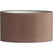 Light&living Kap ovaal recht smal 58-24-32 cm VELOURS chocolade bruin