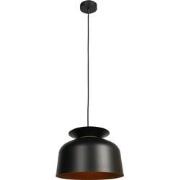 Mexlite hanglamp Skandina - zwart - metaal - 35 cm - E27 fitting - 368...