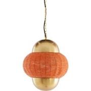 Light&living Hanglamp Ø33x38 cm CETARA kralen oranje+brons