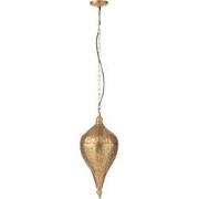 J-line - Hangende Lamp Druppel Metaal Goud Small - 23x23x53cm