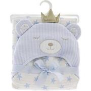 Unique Living - Bath Robe Baby Bear 100x75cm Blue