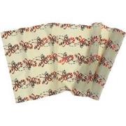 Unique Living - Decofabric Candy Cane Dove White - 28x300cm