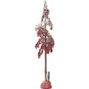 J-line - Kerstboom Decoratief Grote Bessen Plastiek Rood Medium - 30x3...