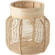 J-line - Mand Paul Raffia Naturel - 34x34x35cm