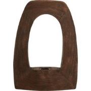 Light&living Tafellamp 27x10x35 cm CARINI hout mat donker bruin