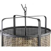 PTMD Bayu Hanglamp - 27 x 27 x 42 cm  - Ijzer - Zwart