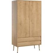 Kast 2 Deuren 2 Laden L100 x H191 cm - Bosque