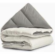 Dekbed zonder Overtrek - All Year - Creme/Khaki (Warmteklasse 2)-Lits-...