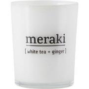 Meraki Geurkaars White Tea & Ginger wit