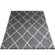 Vloerkleed Jeffie Grey 160 x 230 cm