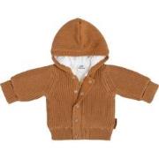 Baby's Only Vestje met capuchon teddy Soul - Caramel - 56 - 100% ecolo...