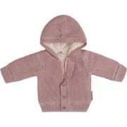 Baby's Only Vestje met capuchon teddy Soul - Oud Roze - 80 - 100% ecol...