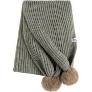 Baby's Only Sjaaltje met pompon Cool - Urban Green - 3-8 jaar - 100% a...