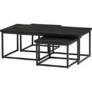 Black Casa salontafel set van 3