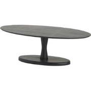 Salontafel 140, ovaal, Black