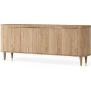 HSM Collection-Dressoir Dune 4 Deur-200x50x77,5-Naturel-Eiken