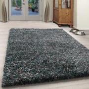 Tapijtenloods Rainbow Soft Shaggy Hoogpolig Vloerkleed Blauw- 80x250 C...