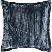 PTMD Senny Sierkussen - 45x3x45 cm - Fluweel - Blauw