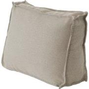 2L Home & Garden Zij- Rugkussen Metro Lounge Beige - 60 x 40cm