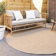 Rond Buitenkleed Jute Excellent Outdoor Bruin - Polypropyleen