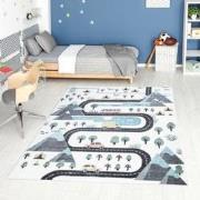 Tapijtenloods Vloerkleed Verkeer Laagpolig Anime Kids Creme- 190x280 C...