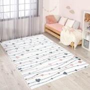 Tapijtenloods Vloerkleed Hartjes Laagpolig Anime Kids Creme- 190x280 C...