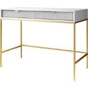 Meubella Kaptafel Navil 2 - Wit - 104 cm