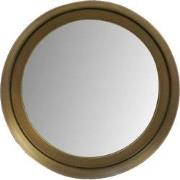 HSM Collection-Ronde Spiegel-20x7x20-Goud-Metaal