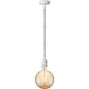 Home sweet home hanglamp Leonardo wit Globe g180 - amber